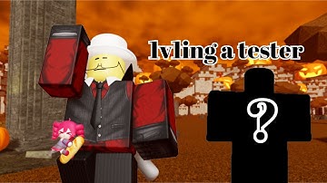 Fighting against a tester in Jump Showdown