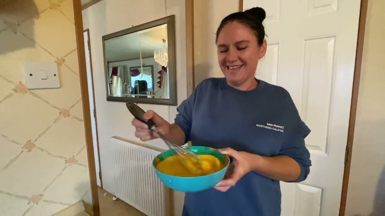 Cooking ￼my mother and father a omelette ￼￼