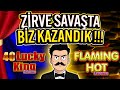 EGT OYUNLARI 💰 40 Lucky Extreme vs Flaming Hot Extreme 💰 ZİRVE SAVAŞTA BİZ KAZANDIK ! #slotoyunlar