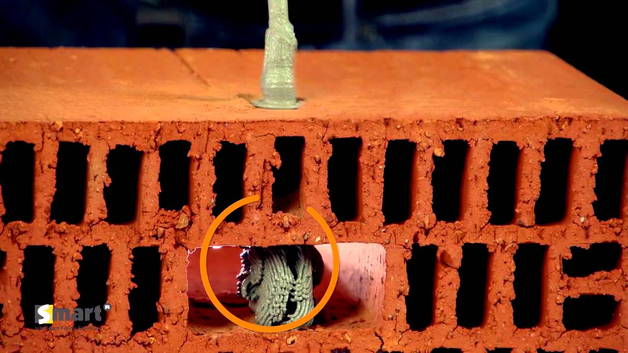 SMART - chemisch anker in metselwerk - YouTube