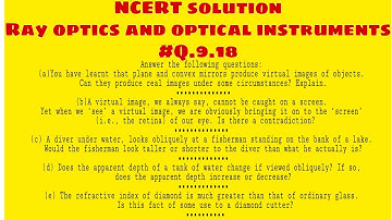 Rays optics and optical instruments /chapter 9/ #Q.9.18 NCERT solution ||Shaurya Mentor||