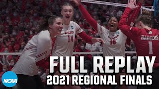 Wisconsin vs. Minnesota: 2021 NCAA volleyball regional final | FULL REPLAY