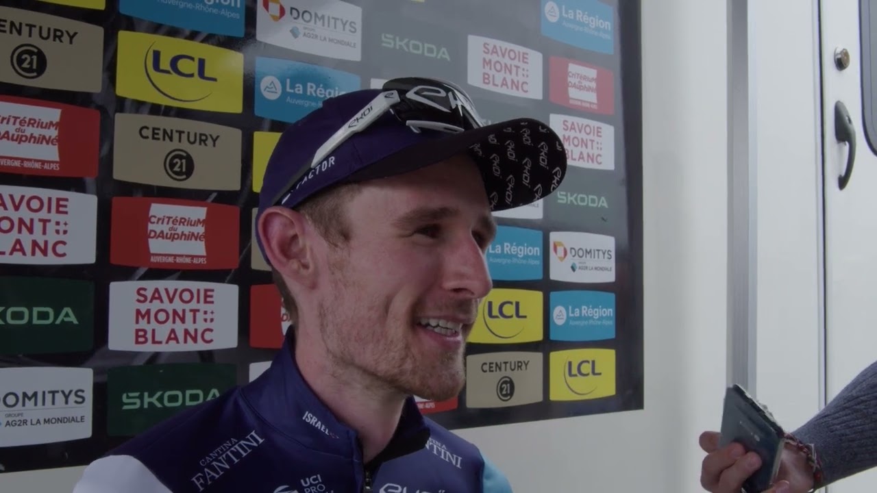 Derek Gee - Interview at the finish - Stage 8 - Critérium du Dauphiné 2024