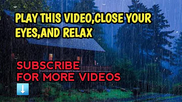 Smooth Rain Sound for Relaxing,focus or Deep Sleep|Nature White Noise | 30 minutes Video.