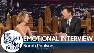 Emotional Interview with Sarah Paulson