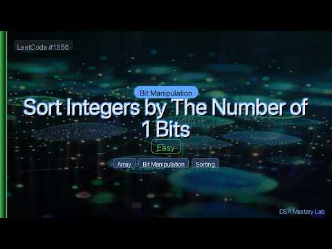 LeetCode 1356: Sort Integers by The Number of 1 Bits — The Bit Manipulation Trick (C#)