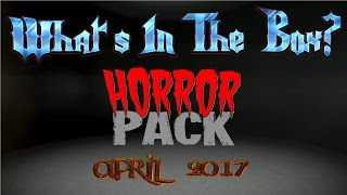 Whats In The Box? | Horror Pack - April 2017
Here we go. The second to last episode in this series. What will this months Horror Pack bring? Lets crack it open and find out. Whats In The Box? | Horror Pack - April 2017