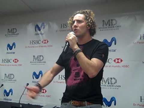 Amanda Lucci junto a David Bisbal Panam 2010