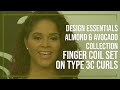 Design Essentials Almond & Avocado Collection   Finger Coil Set on Type 3 C