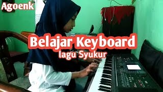belajar Keyboard lagu Syukur