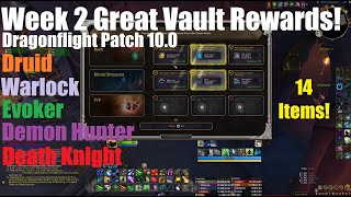 Week 2 Great Vault Rewards! World of Warcraft Dragonflight Patch 10.0
