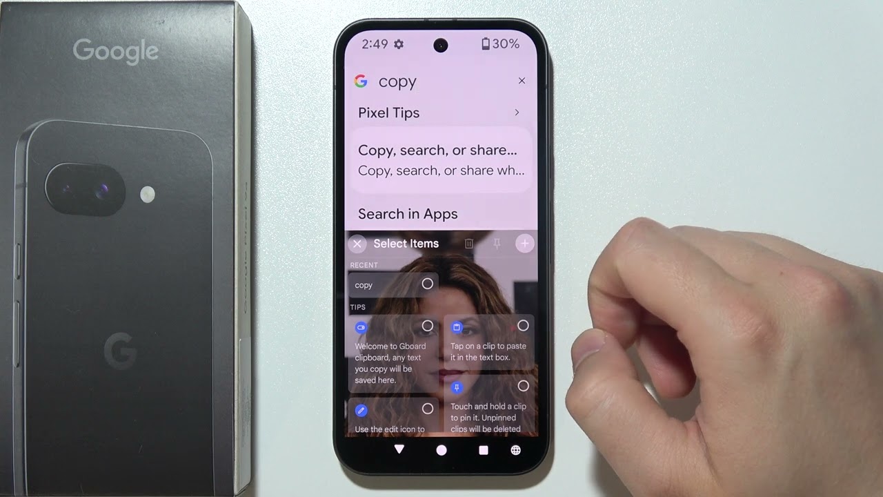 Pixel 9a: How to Use Clipboard