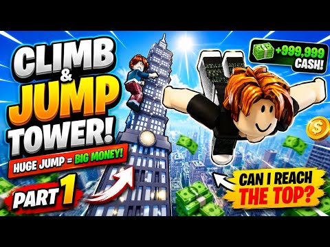 🏢 Can I Reach the Top? Roblox Climb & Jump Tower (Part 1) | MKR AI Video and Shorts