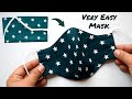 Anyone Can Make This Mask Easily / Easy Pattern Mask / Face Mask sewing Tutorial