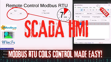 Build an HMI in Under 7 Minutes for Modbus RTU Coils Control