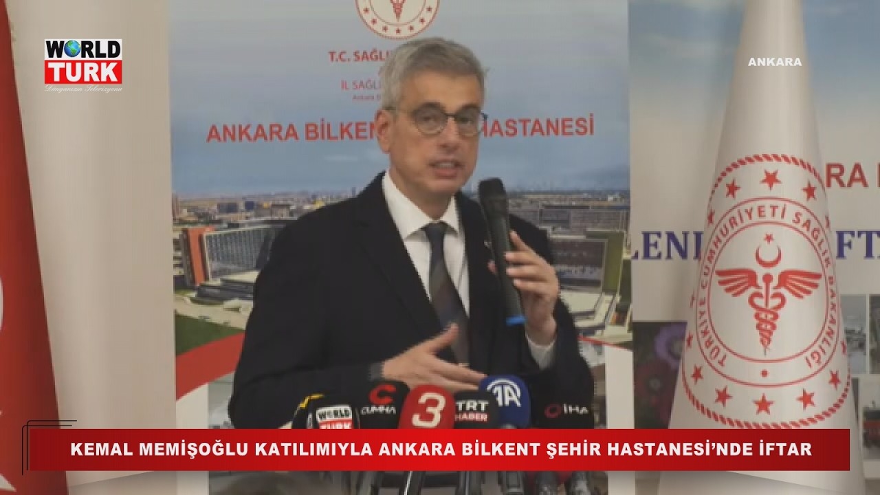 🔴Kemal Memişoğlu Ankara Bilkent Şehir Hastanesi’nde İftar Programına Katıldı 📍 #ankara
