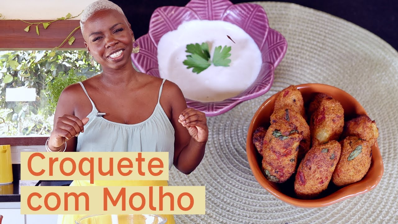 RECEITA DE CROQUETE VEGANO COM PIMENTÃO DEFUMADO!