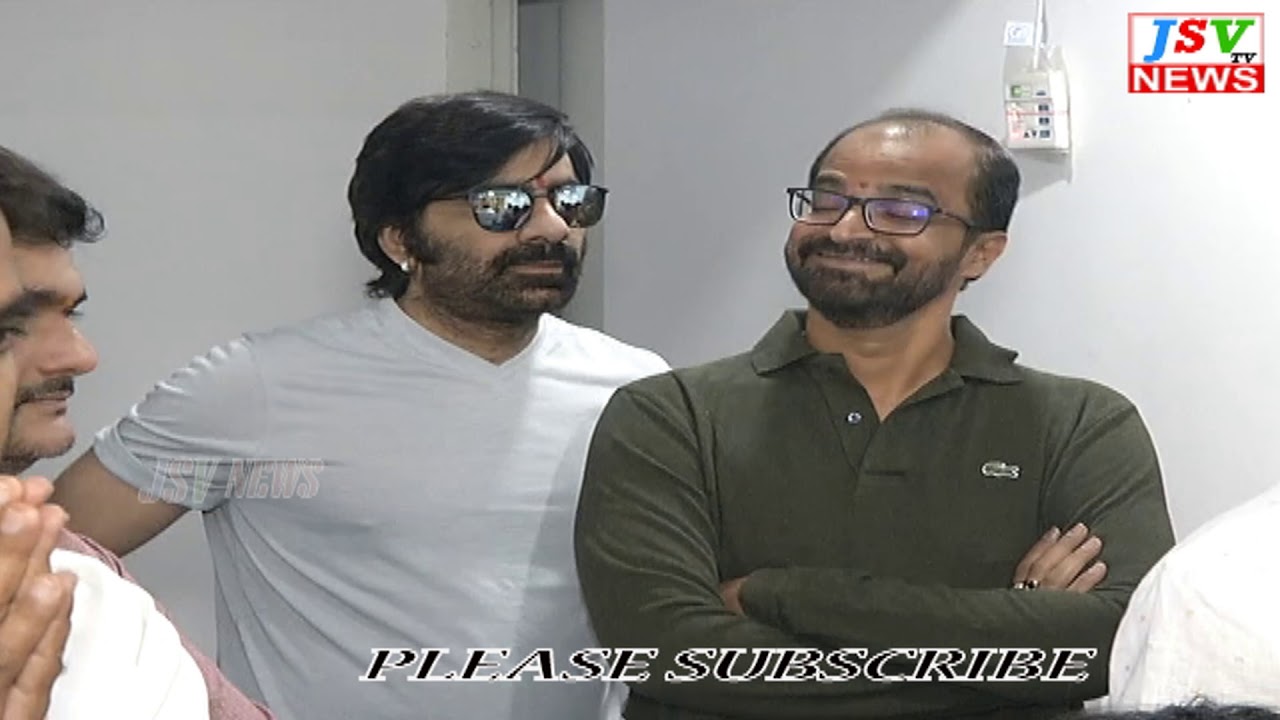 Mass Maharaja Ravi Teja Disco Raja Movie Opening | Ram Talluri | Vi Anand |  JSV TV NEWS