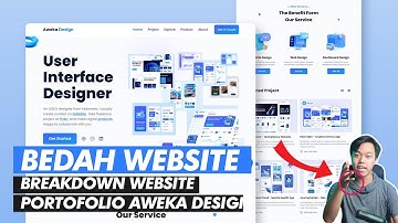BREAKDOWN WEBSITE PORTOFOLIO AWEKA DESIGN ..!!