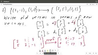 Transition Matrix Example
