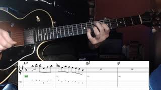 Jazz Guitar - Iim7 V7 Imaj7 Chords - Pat Martino Example