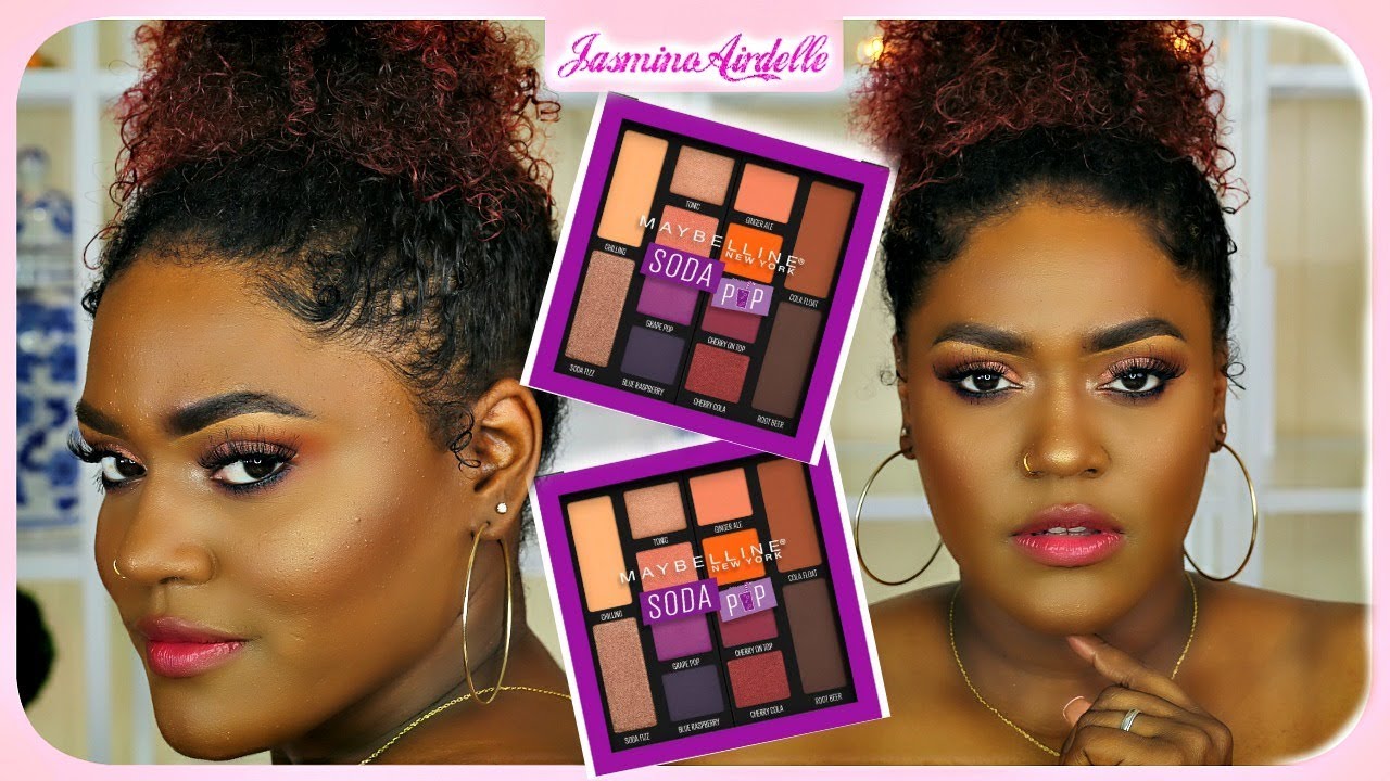 Maybelline Soda Pop Palette Makeup Tutorial | Dark Skin