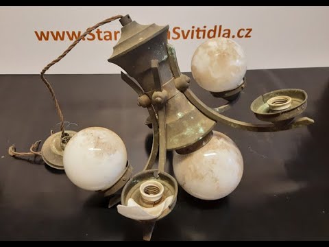 Vidéo: Chandeliers Anciens (24 Photos) : Choisissez Des Chandeliers Vintage, Anciens Et Des Bougeoirs Avec Un Tampon De Bronze Et De Laiton