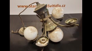 Renovation Of Vintage Antique Chandelier 1920s