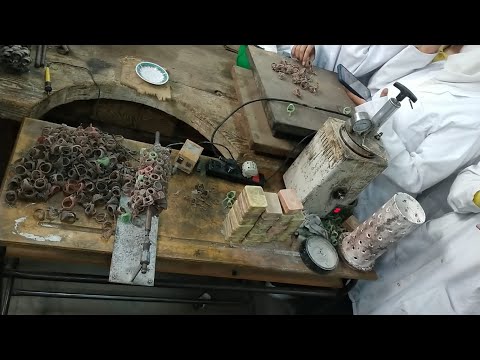 عرض حى لتنفيذ السباكة بالشمع المفقود جدارات الصف الثالث فني تشكيل معادن 