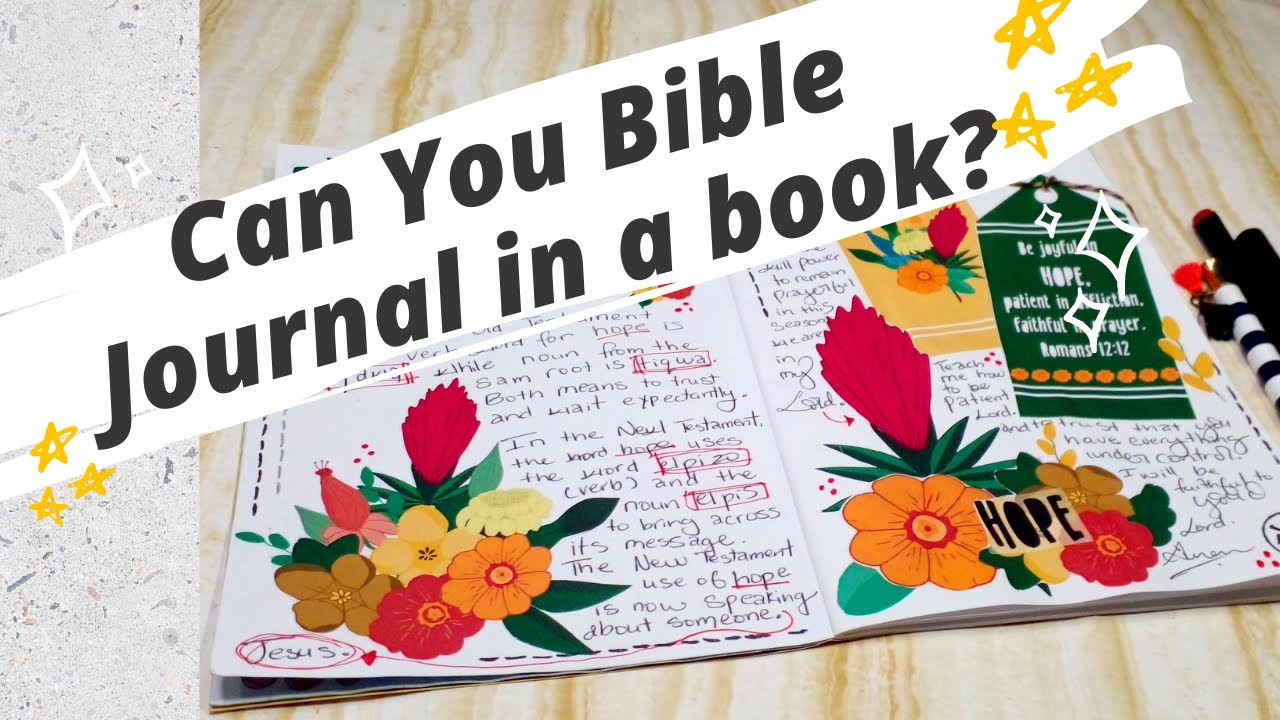 Hope Filled Bible Journaling Process// Romans 