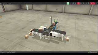 PLC Programmed Box Sorting System using CCW & Factory I/O
