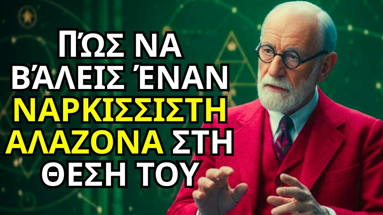 Sigmund Freud Διδάσκει Πώς Να Απαντήσεις Σε Έναν ΑΛΑΖΟΝΑ ΝΑΡΚΙΣΣΙΣΤΗ Χωρίς Να Χάσεις Την ΨΥΧΡΑΙΜΙΑ