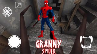 Granny Is Spider Man | Spider Granny Chapter Hard Core Mode Full Gameplay screenshot 2