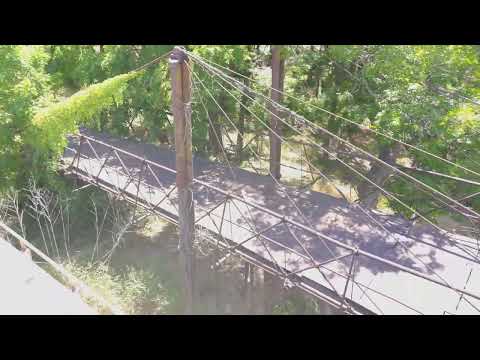 Bluff Dale Suspension (Cable Stayed) Bridge July 2022