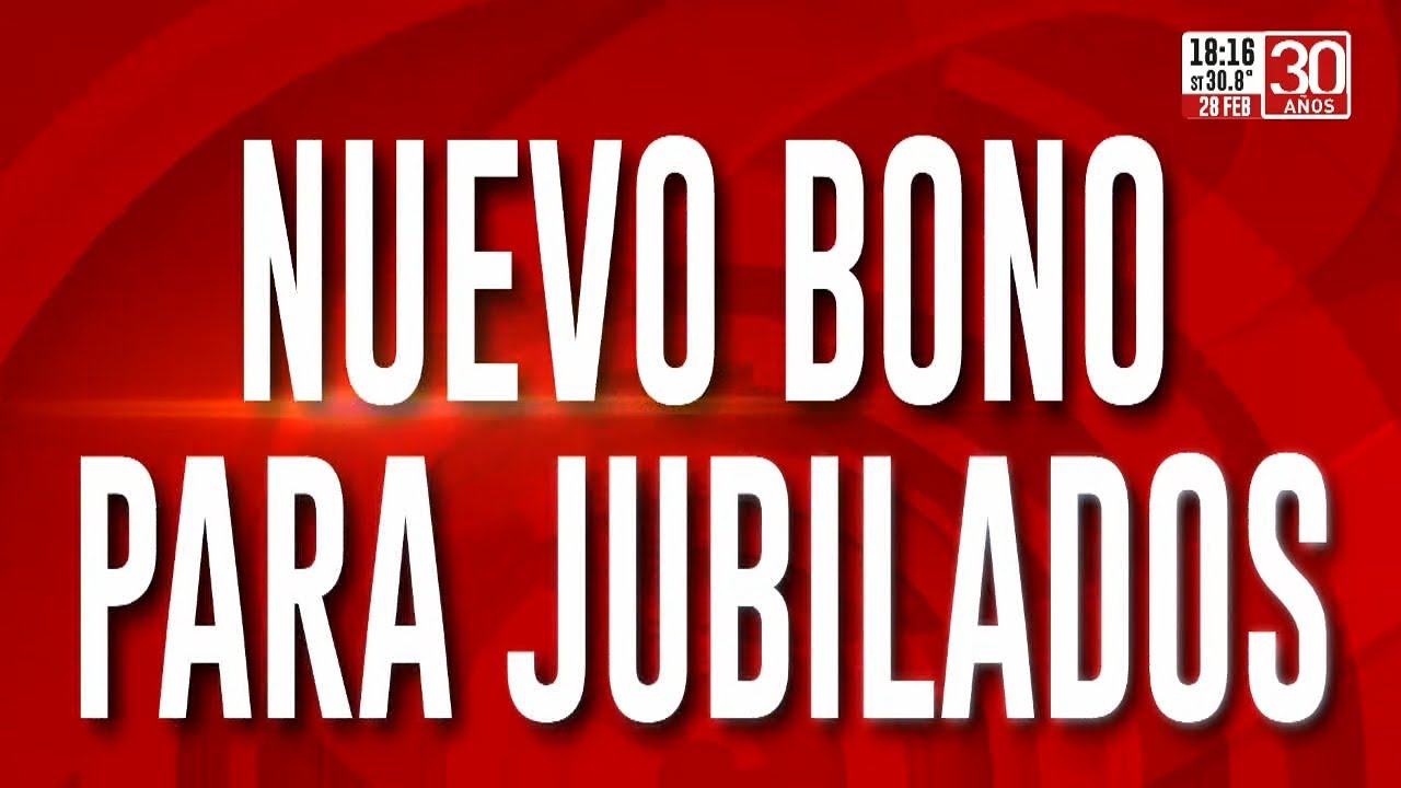 Nuevo bono para jubilados ¿En cuánto queda la mínima? - YouTube