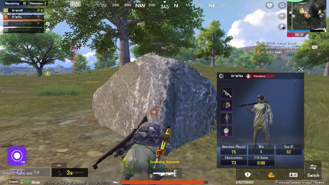 Bgmi new update 4.2 live.Rush gameplay 