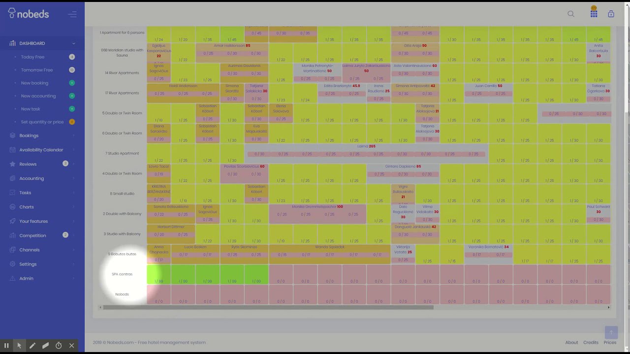 How to close the room availability in Direct booking engine or any channel?