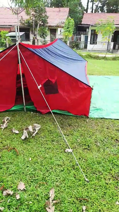 Cara Memasang Tenda Pramuka