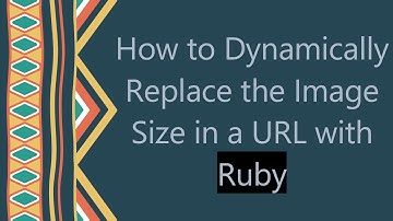 How to Dynamically Replace the Image Size in a URL with Ruby