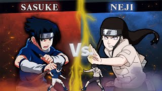 [MUGEN] AI BATTLE - Sasuke vs Neji
