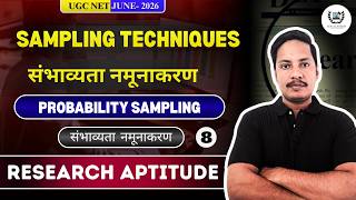 Research Aptitude: Sampling Techniques: Probability Sampling | Sen Academy of Media