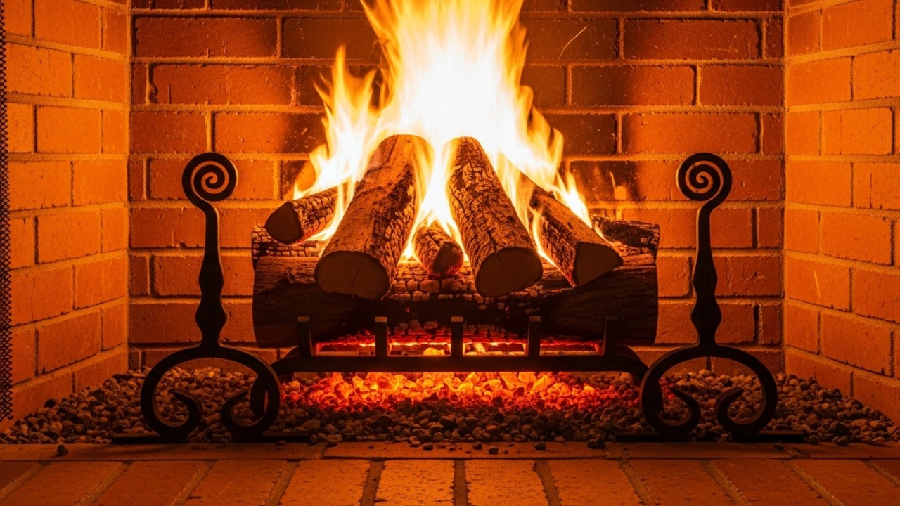 Relaxing Fireplace Ambience for Peaceful Sleep, Study and Quiet Evenings at Home