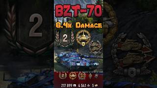 BZT-70 - 8.439 Урона - 0 kills -  Степень - Основной Калибр - Поддержка - v2 - #renarsplay #shorts