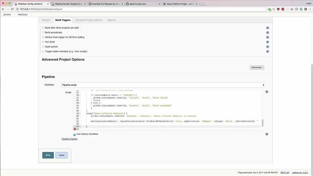 Jenkins Plugin for Nexus Lifecycle Pushes Component Intellience into ...