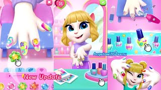 🌈 New Nail Salon 💅🏻 in My Talking Angela 2 💖 // New Update 2026  screenshot 2