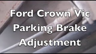 Does your parking brake not hold car? it could be as simple being out
of adjustment. in this video i show you how can adjust i...