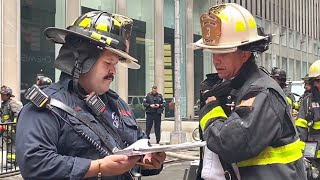 FDNY Manhattan 10-77 Box 0838 Fire in a Hotel Under Construction in Times Square