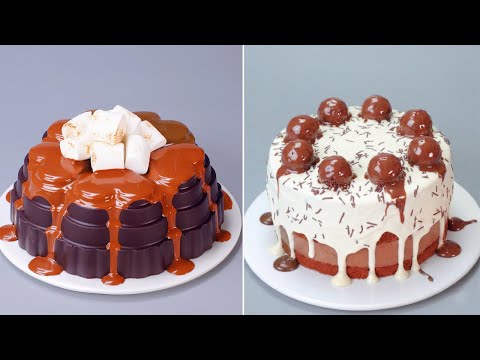 Ultimate Chocolate Cake Transformation! 🍰 Best Caramel vs White Chocolate Decorating 2026 ✨