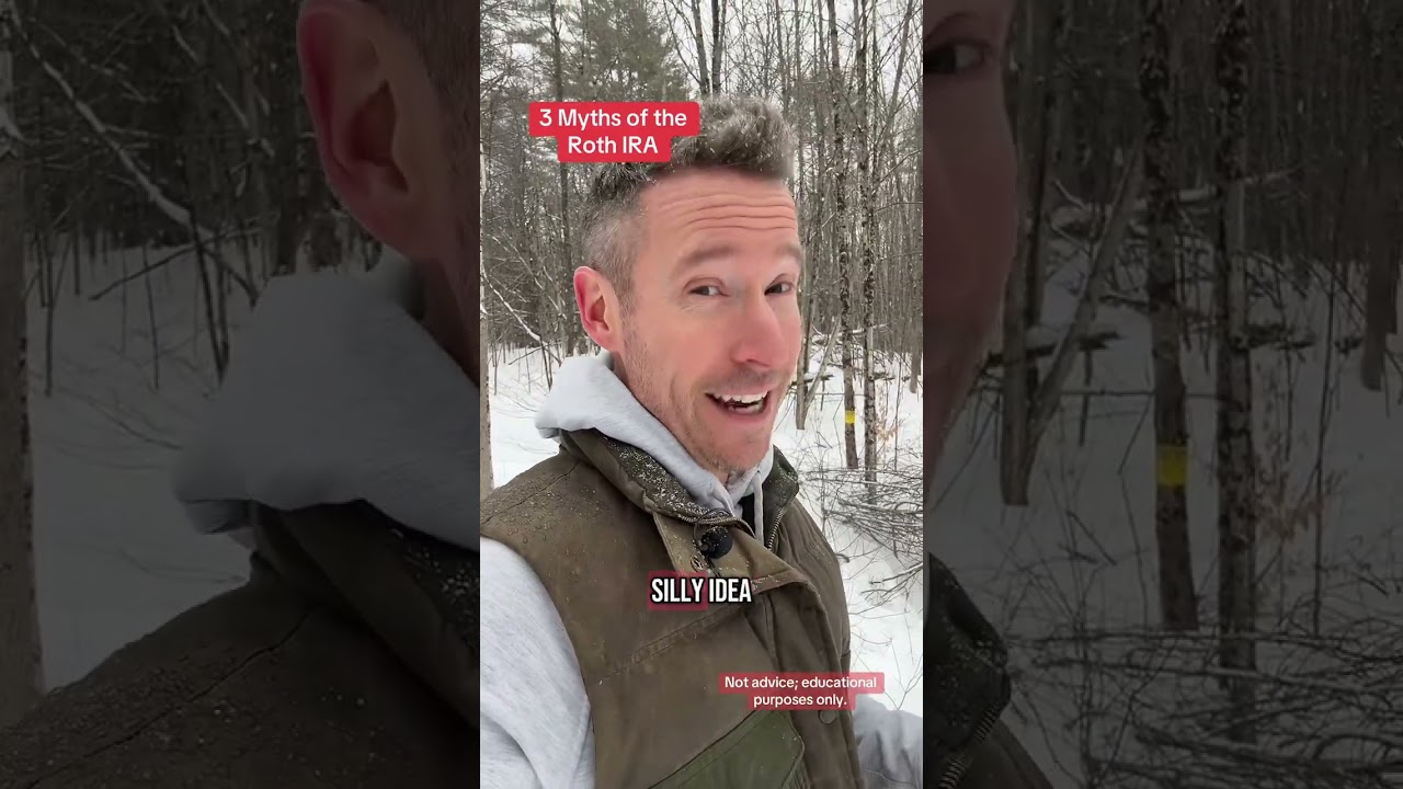 Tyler Gardner, ex-financial advisor, debunks 3 common Roth IRA myths. #retirementplanning Tyler Gardner, ex-financial advisor, debunks 3 common Roth IRA myths. #retirementplanning