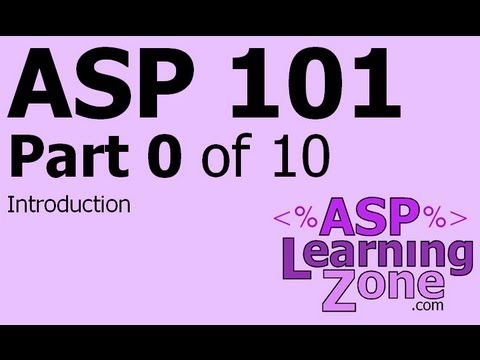Active Server Pages Tutorial ASP 101 Part 00 Of 10: Introduction